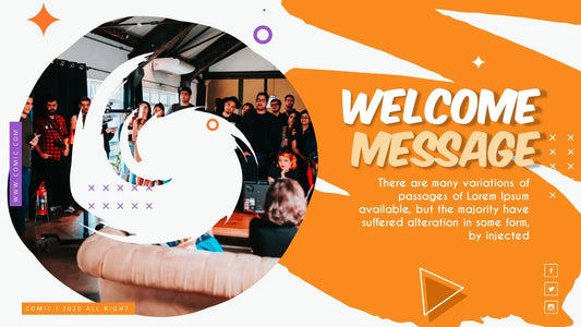 PowerPoint Template - COMIC - Digiloop Store