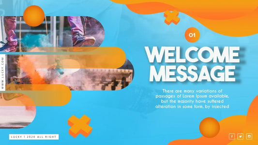 PowerPoint Template - LUCKY - Digiloop Store