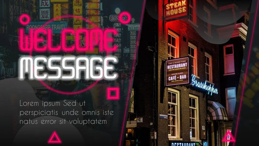 PowerPoint Template - NEON IV - Digiloop Store