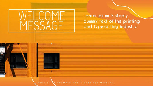 PowerPoint Template - ORANGE - Digiloop Store