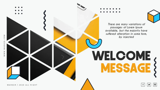 PowerPoint Template - MARKER - Digiloop Store