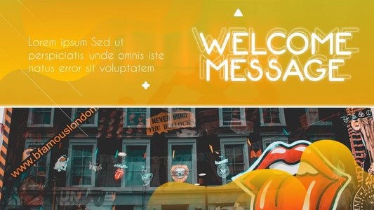 PowerPoint Template - NEON III - Digiloop Store