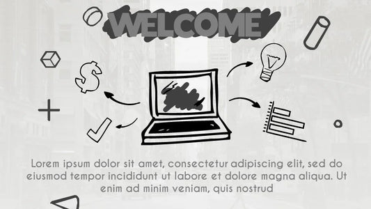 PowerPoint Template - DOODLE II - Digiloop Store