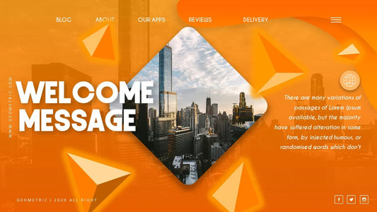 PowerPoint Template - GEOMETRIC - Digiloop Store