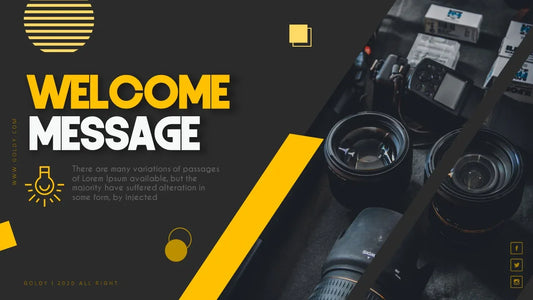 PowerPoint Template - GOLDY - Digiloop Store