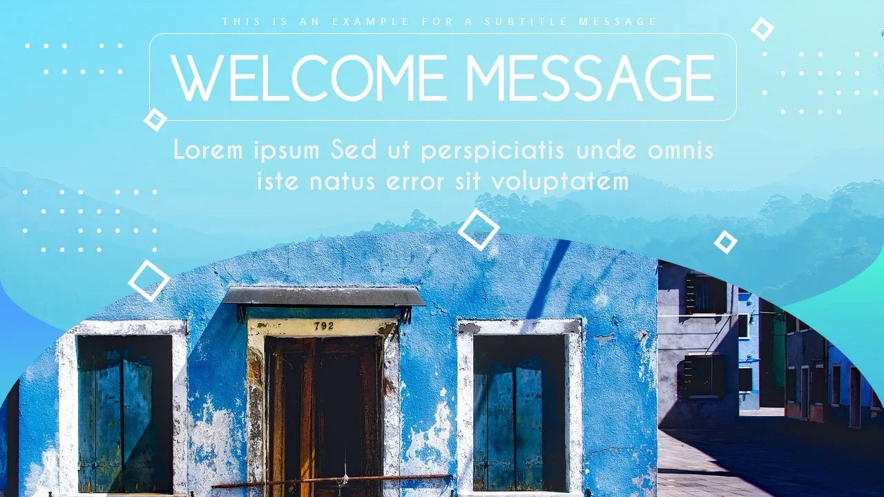 PowerPoint Template - BLUE OCEAN - Digiloop Store