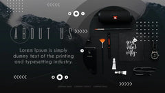 PowerPoint Template - BLACK CIRCLE - Digiloop Store