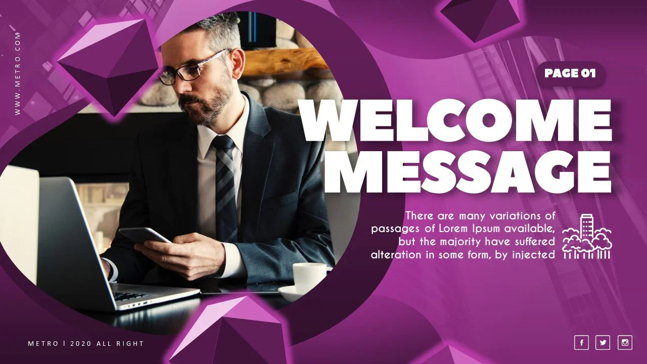 PowerPoint Template - METRO - Digiloop Store