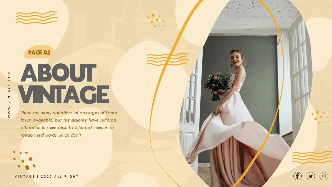 PowerPoint Template - VINTAGE - Digiloop Store