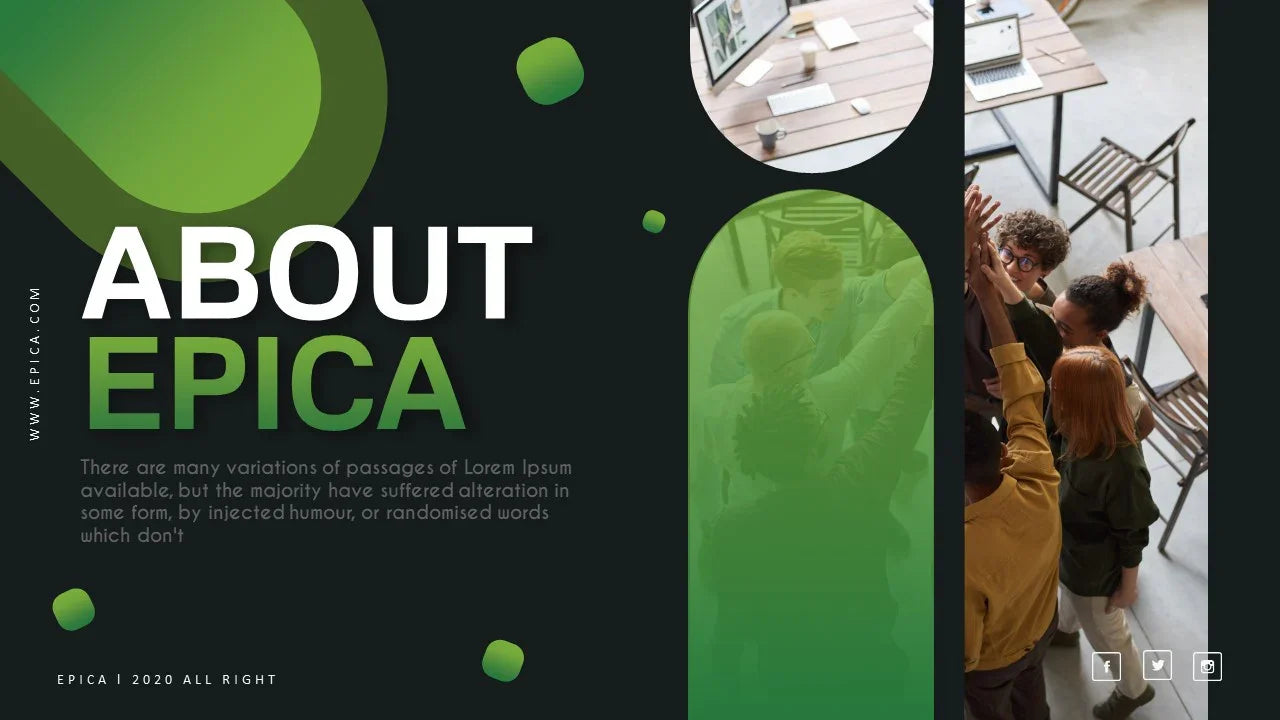 PowerPoint Template - EPICA - Digiloop Store