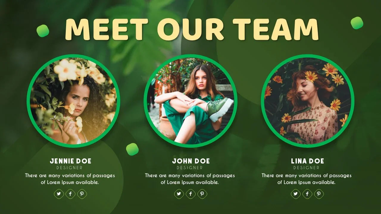 PowerPoint Template - ECO GREEN - Digiloop Store