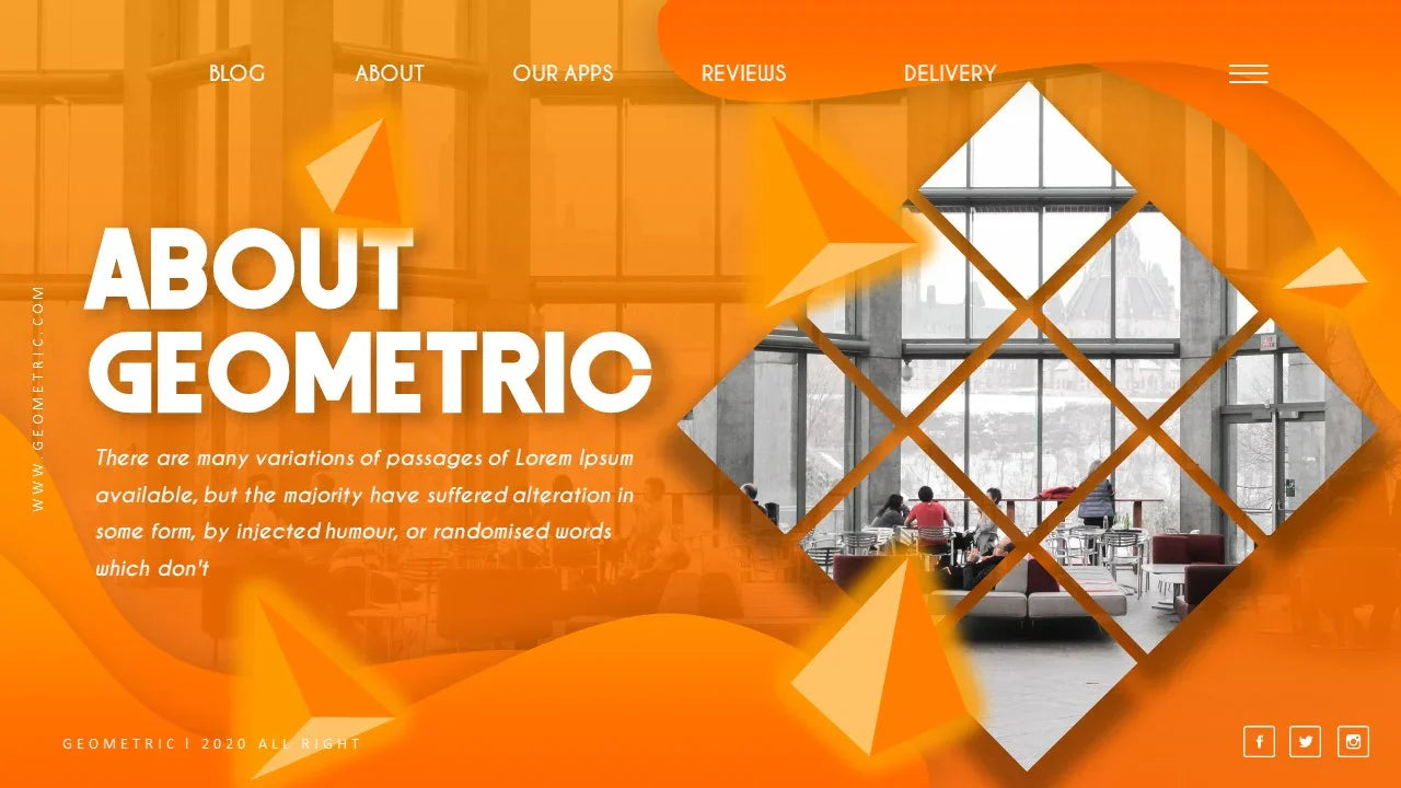 PowerPoint Template - GEOMETRIC - Digiloop Store