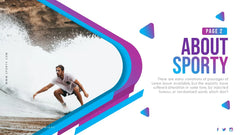 PowerPoint Template - SPORTY - Digiloop Store
