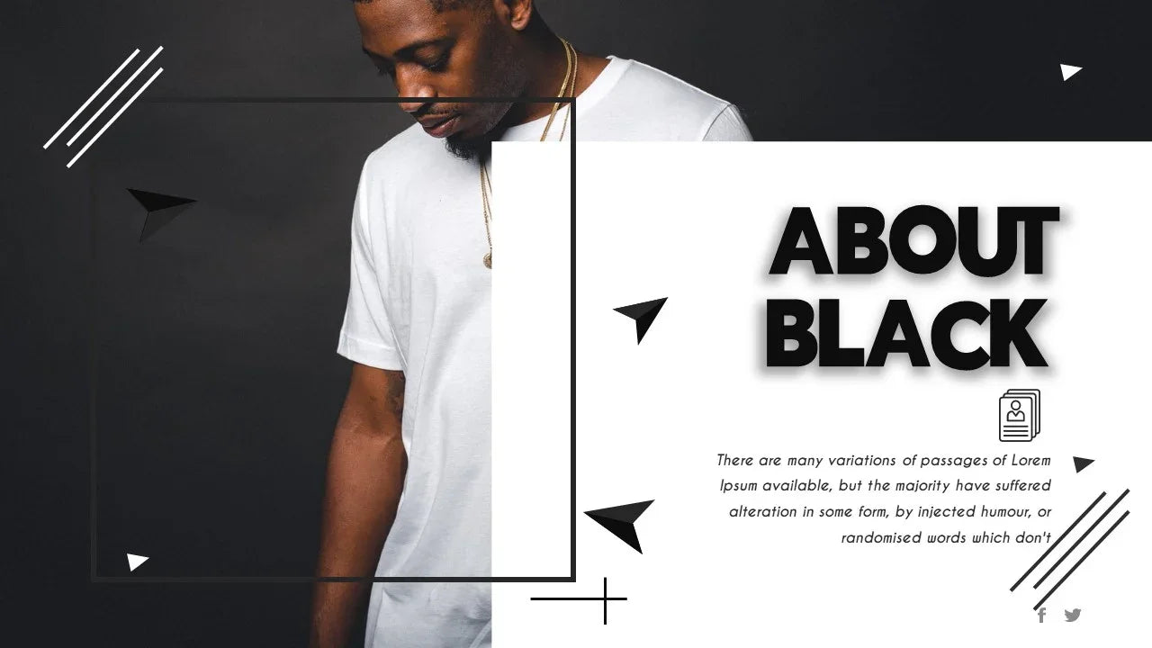PowerPoint Template - BLACK - Digiloop Store