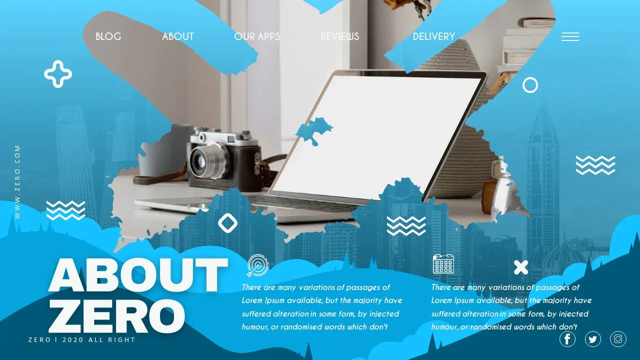 PowerPoint Template - ZERO - Digiloop Store
