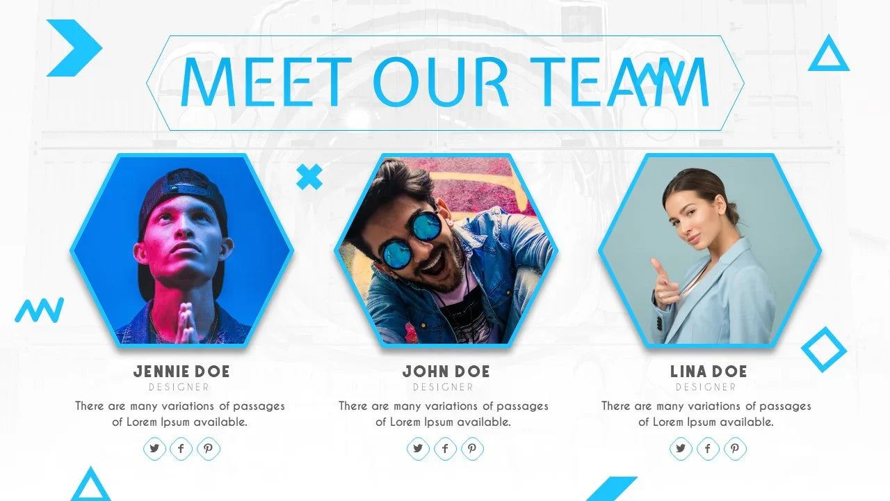 PowerPoint Template - HEXAGON II - Digiloop Store