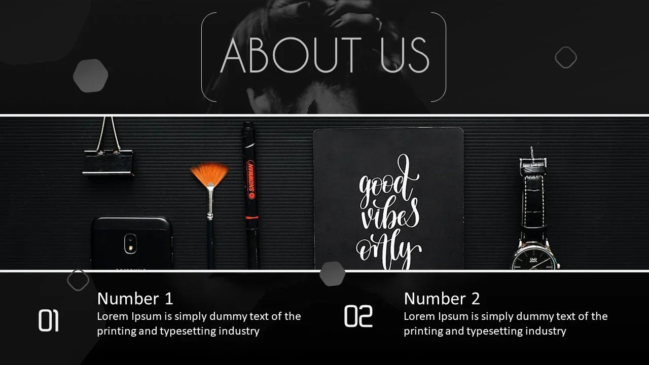 PowerPoint Template - BLACK SKY - Digiloop Store