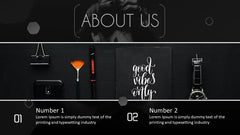 PowerPoint Template - BLACK SKY - Digiloop Store
