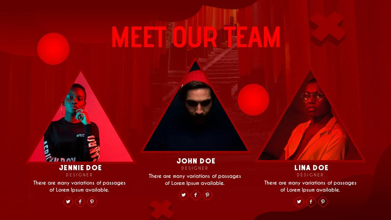 PowerPoint Template - Red Velvet - Digiloop Store