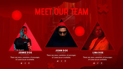 PowerPoint Template - Red Velvet - Digiloop Store
