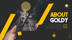 PowerPoint Template - GOLDY - Digiloop Store