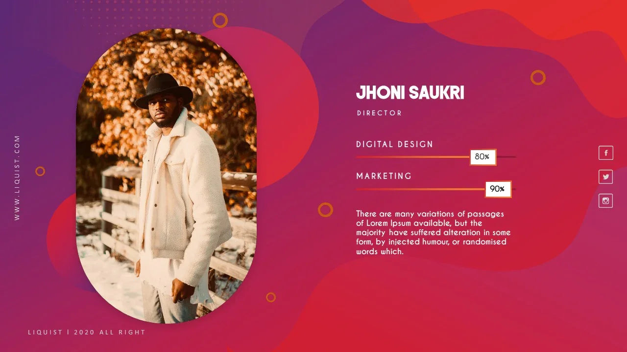 PowerPoint Template - LIQUIST - Digiloop Store