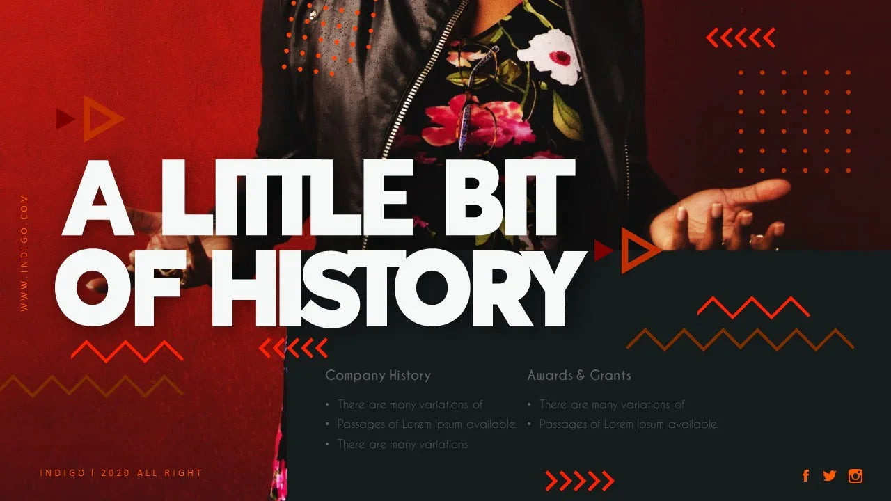 PowerPoint Template - INDIGO - Digiloop Store