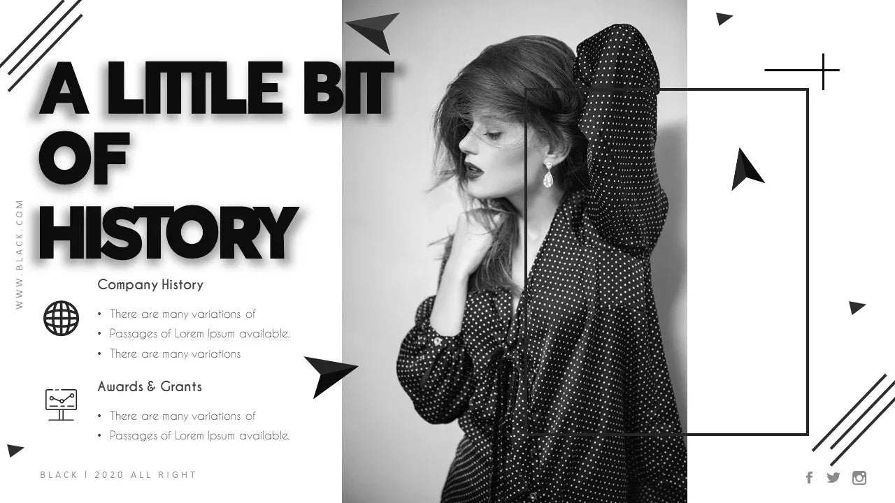 PowerPoint Template - BLACK - Digiloop Store