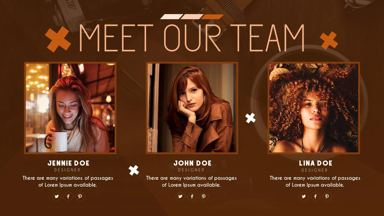PowerPoint Template - BROWN - Digiloop Store