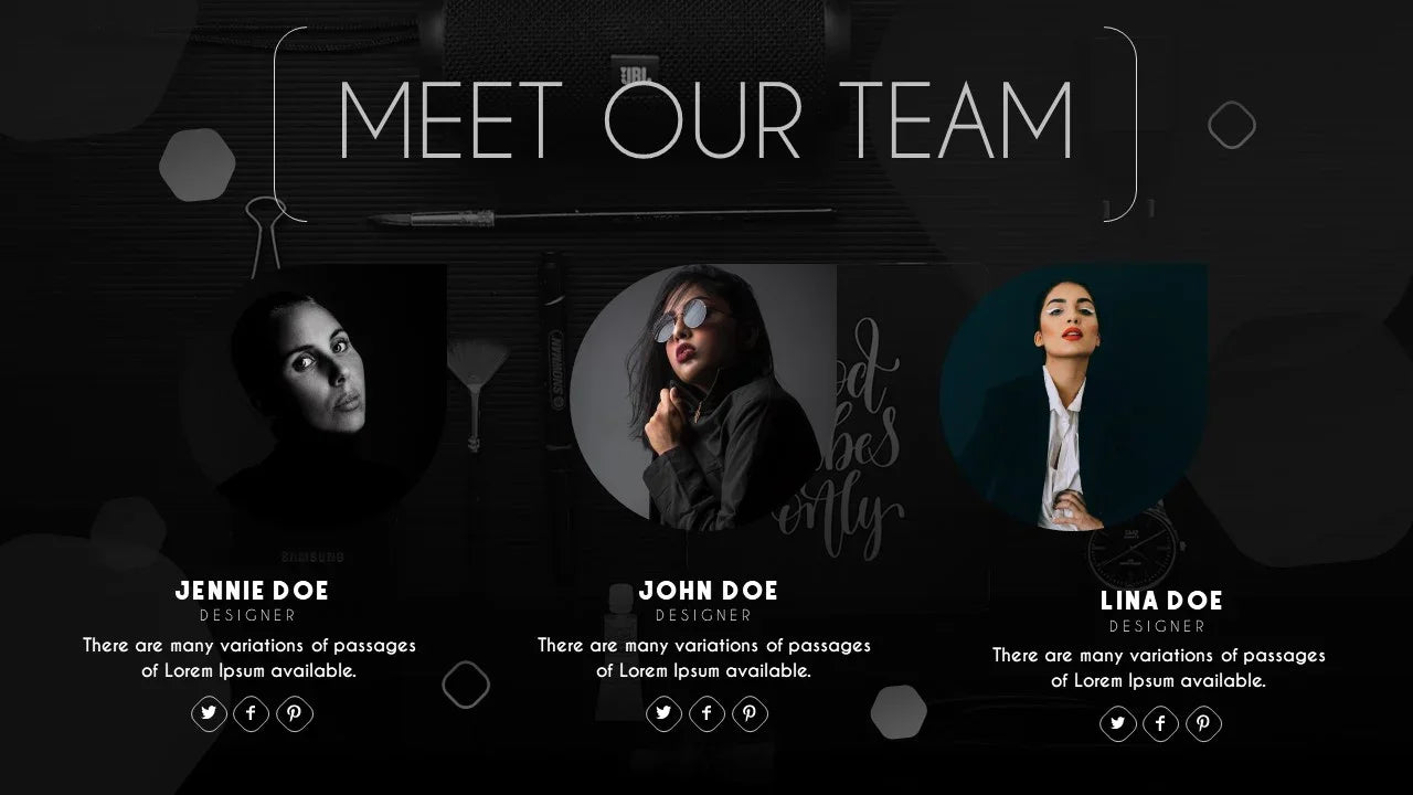 PowerPoint Template - BLACK SKY - Digiloop Store