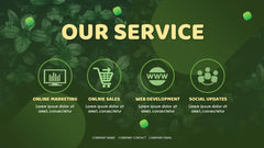 PowerPoint Template - ECO GREEN - Digiloop Store