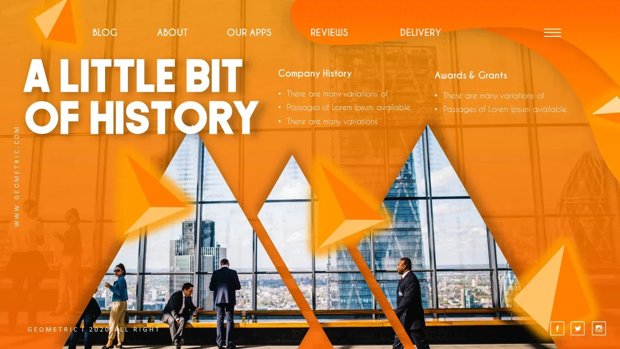 PowerPoint Template - GEOMETRIC - Digiloop Store