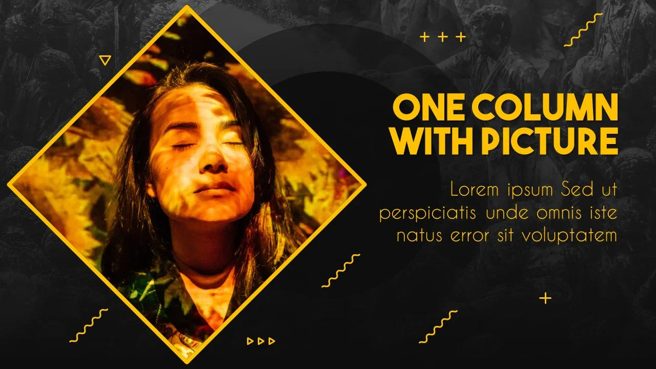 PowerPoint Template - BLACK YELLOW - Digiloop Store