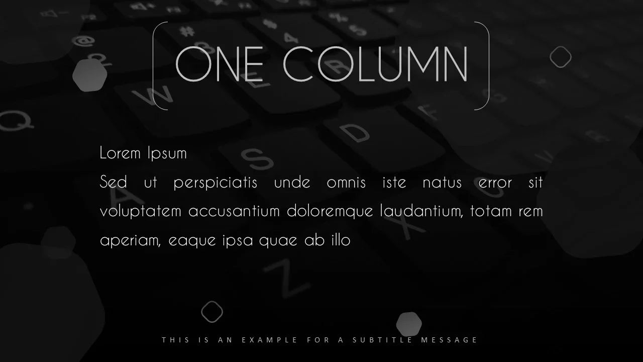 PowerPoint Template - BLACK SKY - Digiloop Store