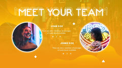 PowerPoint Template - NEON III - Digiloop Store