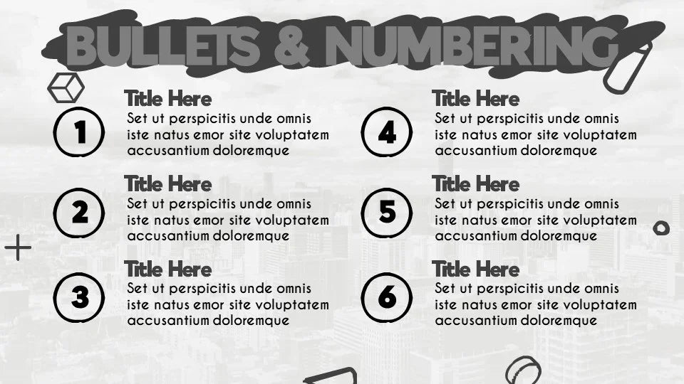 PowerPoint Template - DOODLE II - Digiloop Store