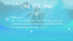 PowerPoint Template - BLUE OCEAN - Digiloop Store