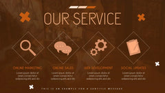 PowerPoint Template - BROWN - Digiloop Store
