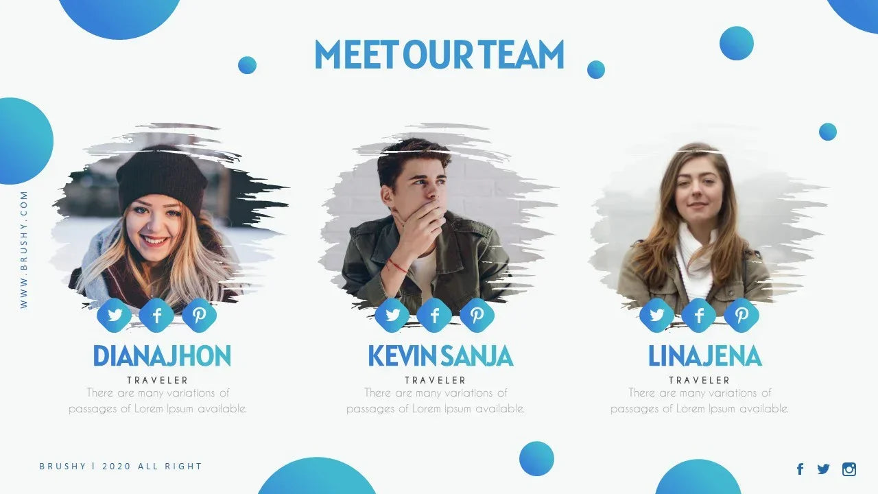 PowerPoint Template - BRUSHY - Digiloop Store