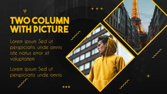 PowerPoint Template - BLACK YELLOW - Digiloop Store