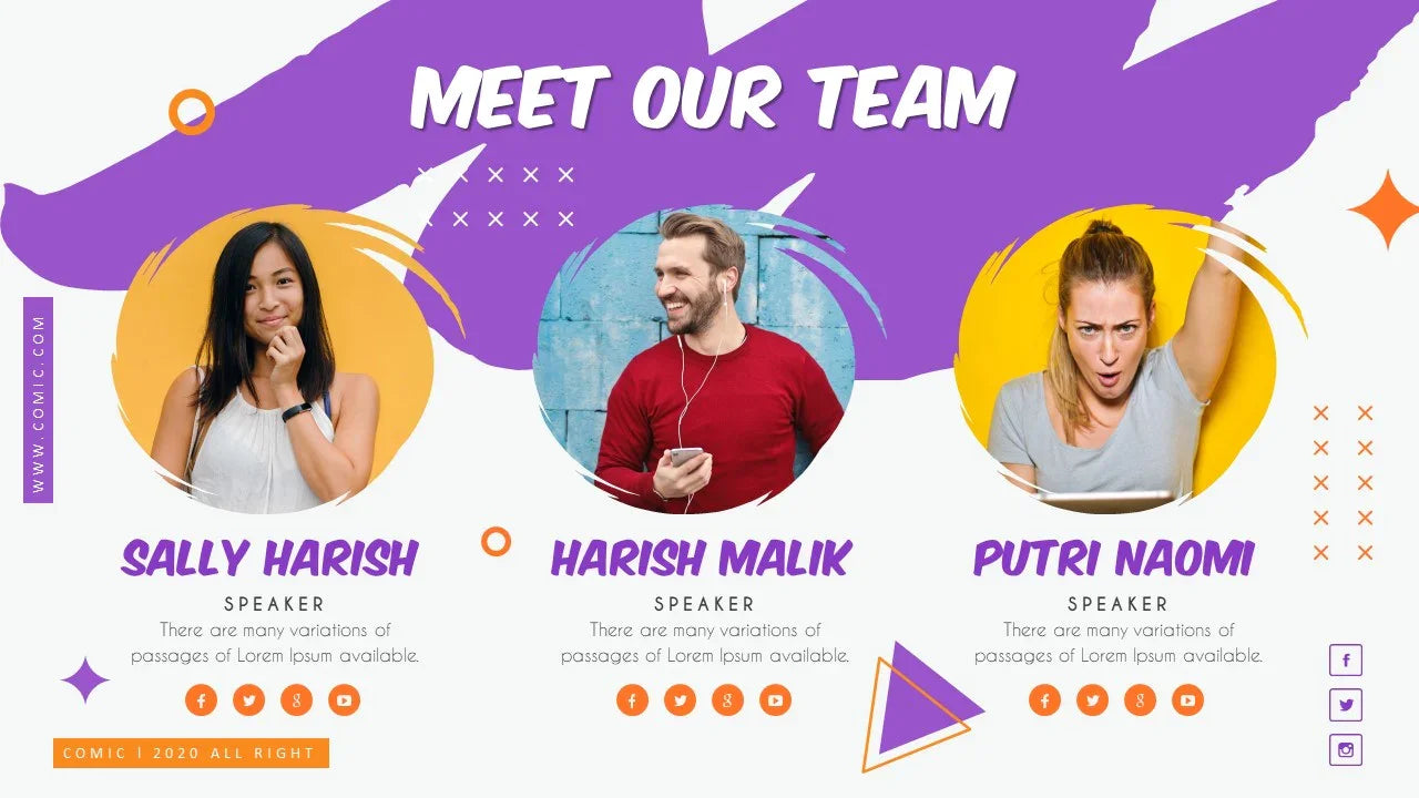 PowerPoint Template - COMIC - Digiloop Store