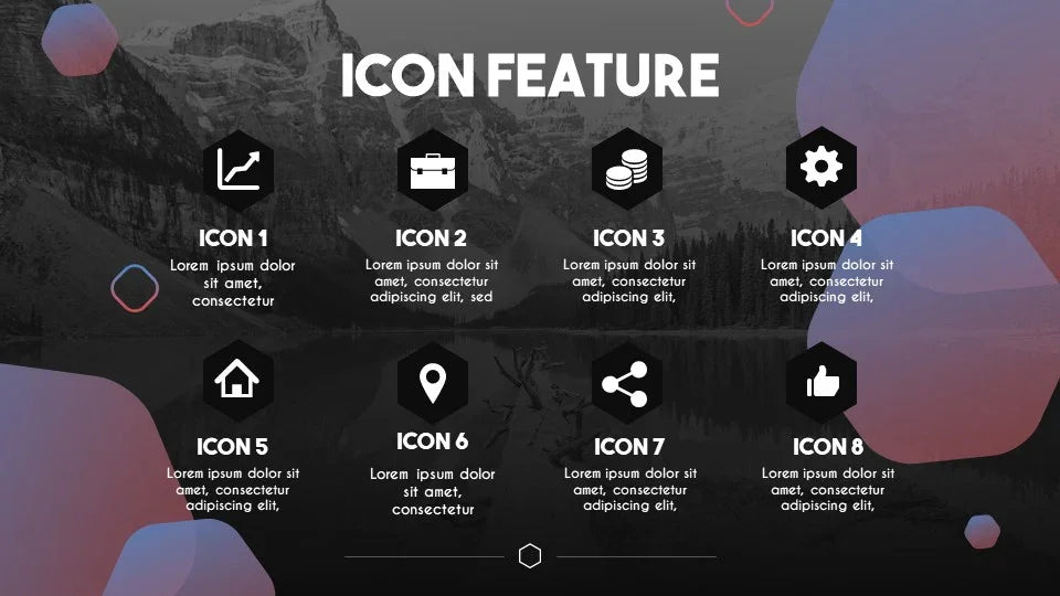 PowerPoint Template - HEXAGON - Digiloop Store