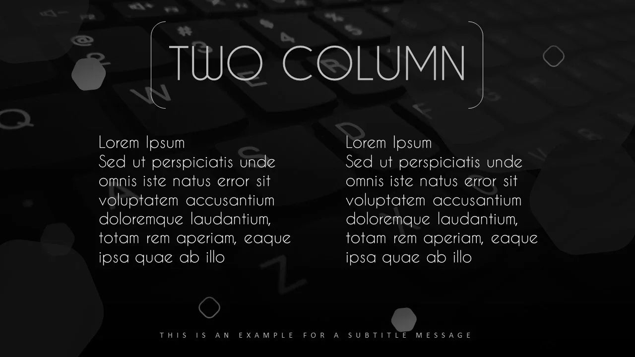 PowerPoint Template - BLACK SKY - Digiloop Store