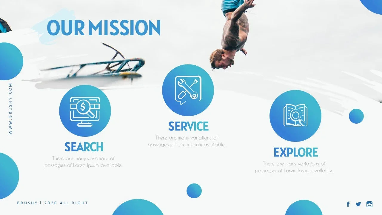PowerPoint Template - BRUSHY - Digiloop Store