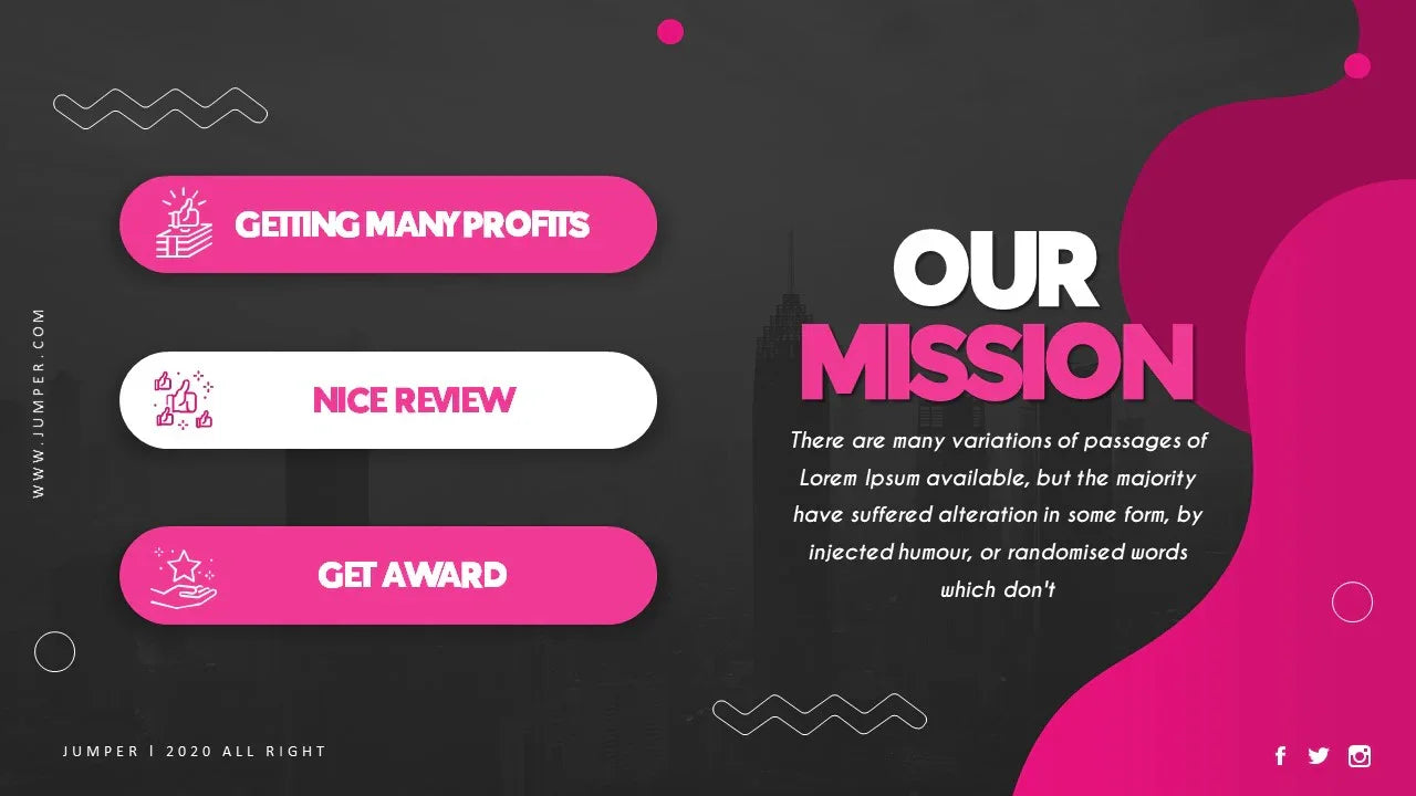 PowerPoint Template - JUMPER - Digiloop Store