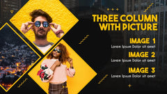 PowerPoint Template - BLACK YELLOW - Digiloop Store