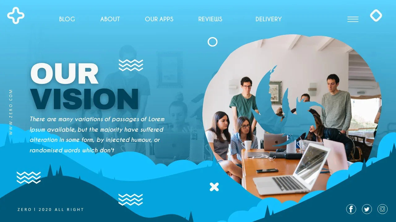 PowerPoint Template - ZERO - Digiloop Store