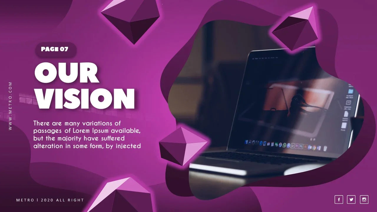 PowerPoint Template - METRO - Digiloop Store