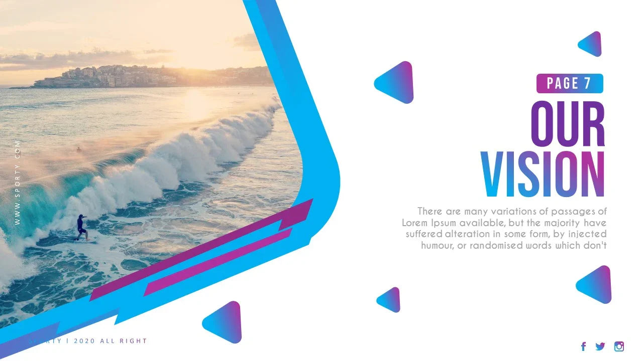 PowerPoint Template - SPORTY - Digiloop Store