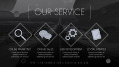 PowerPoint Template - BLACK SKY - Digiloop Store